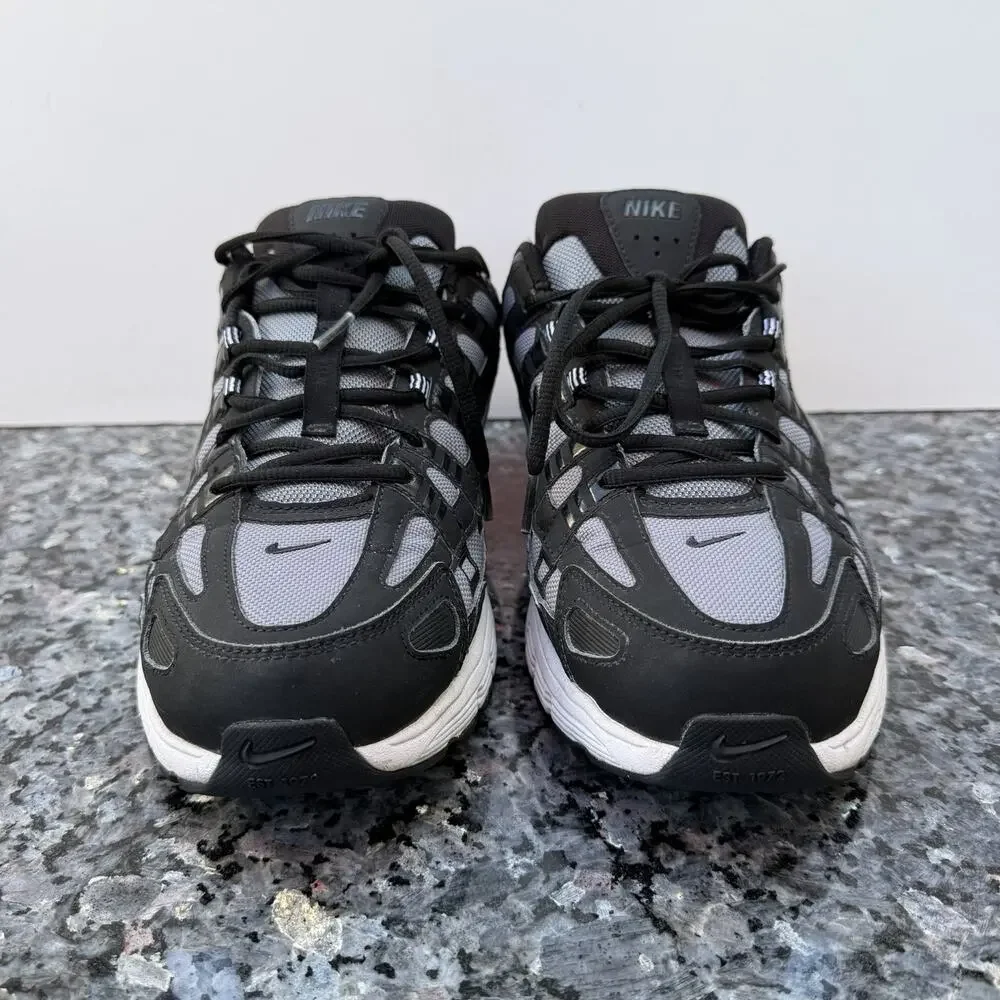 Nike P-6000 Black Iron Grey White Retro Running Shoes CD6404-003 Mens Size 12